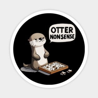 Otter Nonsense Puzzle Game Magnet